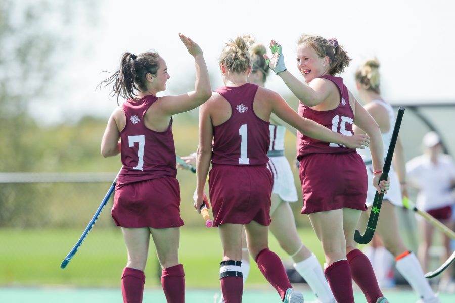Lafayette field hockey adds two back-to-back home game wins against Colgate Raiders on Saturday and the Fairfield on Sunday. (Photo courtesy of Athletic Communications)