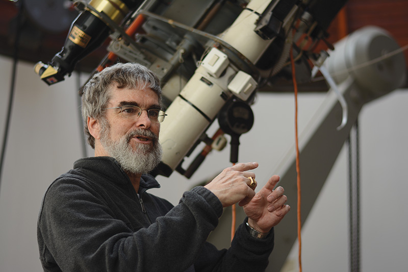 Brother Guy Consolmagno worked as the McKelvy House housemaster and co-authored a physics textbook during his time at Lafayette. (Photo courtesy of Brother Guy Consolmagno)