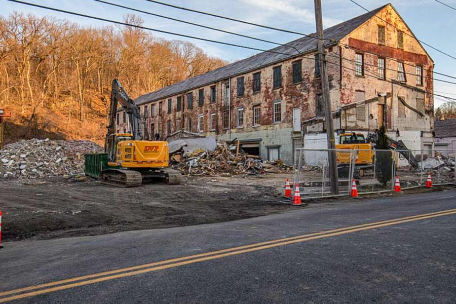 The renovation of the Rinek Rope factory, pictured above, may be postponed because of supply chain issues, according to VP of Finance and Administration Roger Demareski. (Photo courtesy of Lafayette Communications)