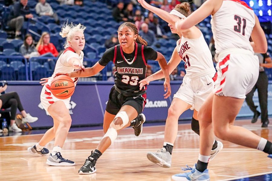 Sophomore guard Makayla Andrews (Pictured) made double digits. (Photo courtesy of GoLeopards.com)