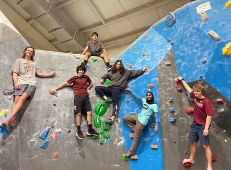 Six members of the Lafayette rock climbing team attended the Gravity Vault Radnor competition last Saturday, where they had three hours to complete as many climbs as possible. (Photo courtesy of Tessa Landon 22)