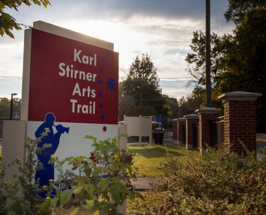 Walk down the Karl Stirner Arts Trail to see a constantly changing collection of artwork. (Photo courtesy of Discover Lehigh Valley)