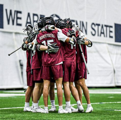 Lacrosse falls in an impressive showing on the road against Big Ten Penn State to begin their season. (Photo courtesy of mens lacrosse Instagram)