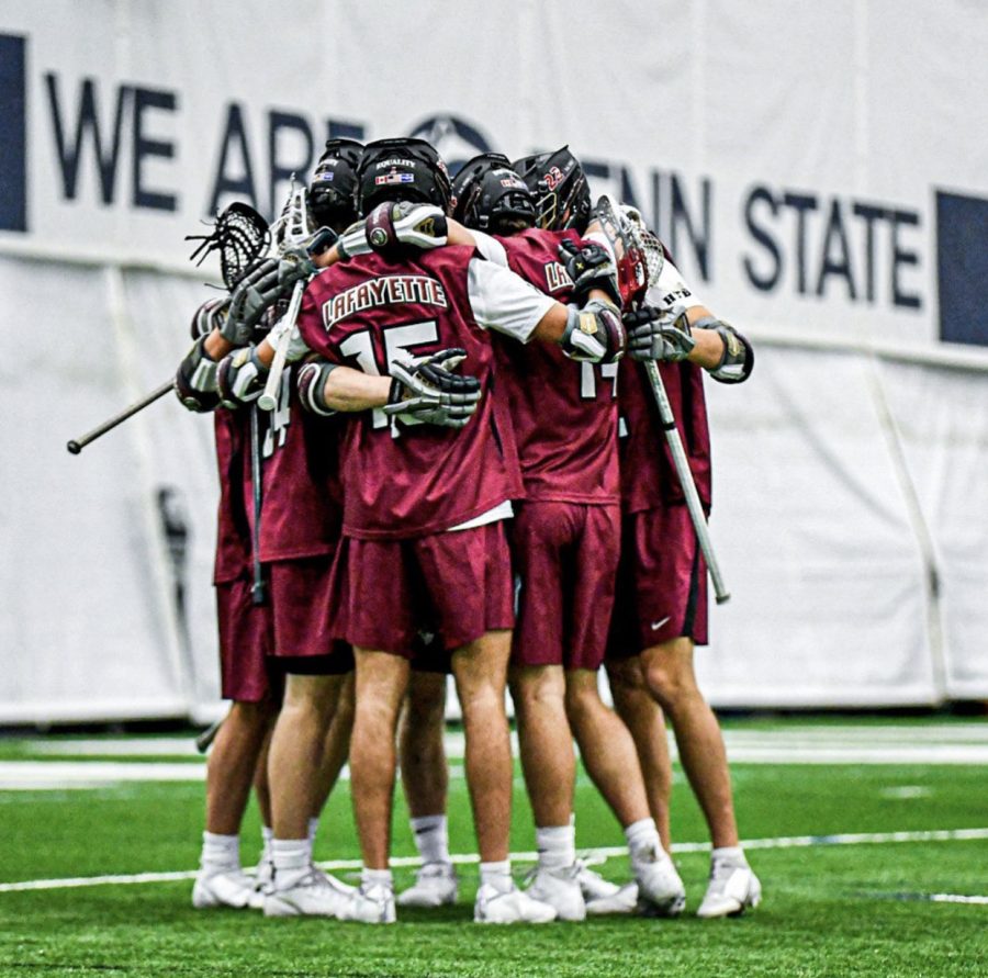 Lacrosse falls in an impressive showing on the road against Big Ten Penn State to begin their season. (Photo courtesy of men's lacrosse Instagram)