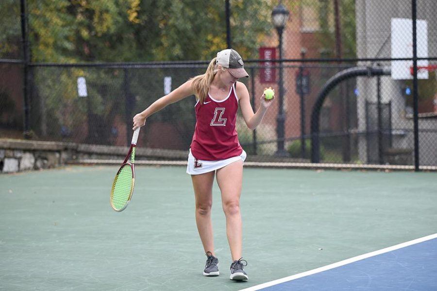 Both the mens and womens tennis teams secured a win on Saturday. (Photo courtesy of GoLeopards) 