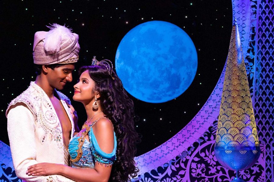 Aladdin on Broadway is adapted from the 1992 Disney film. However, its dull plot line fails to match up with the original. (Photo courtesy of AladdinTheMusical)