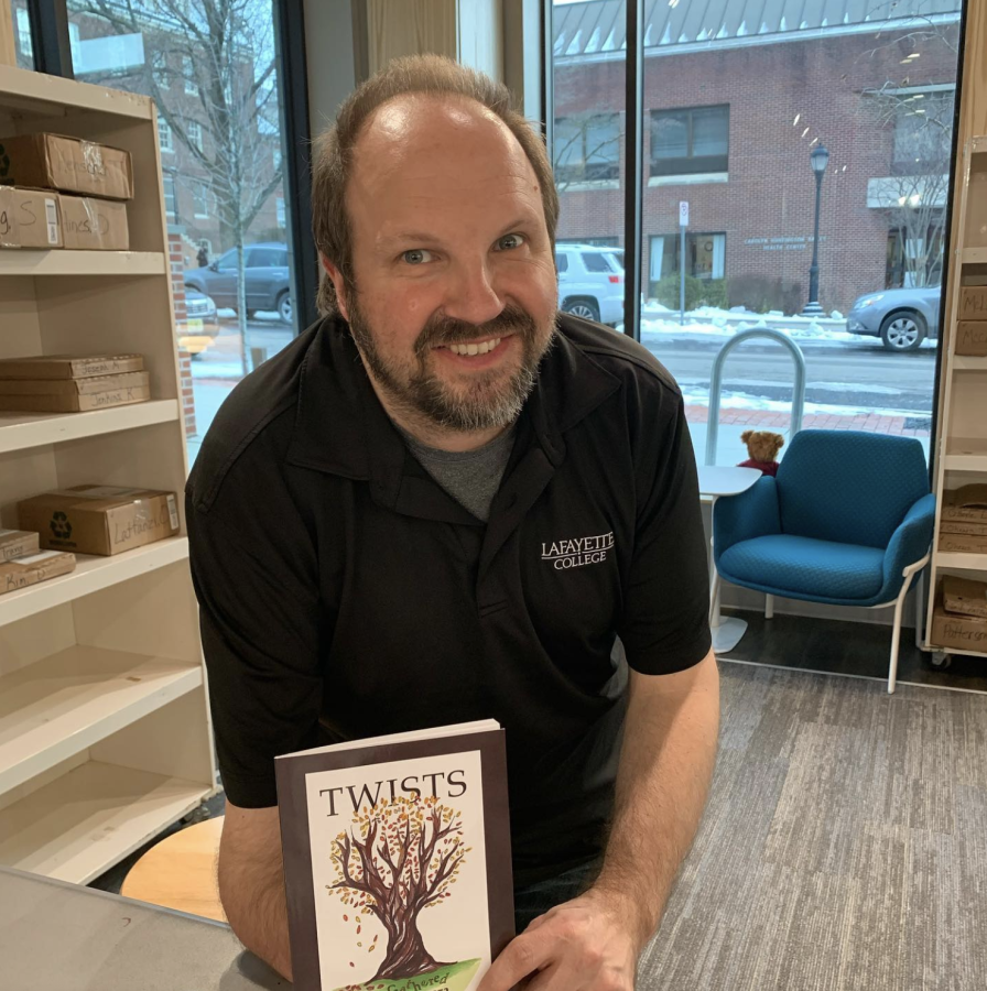 Students can buy staff member Daniel Parry's book at the college store for 20% off. (Photo courtesy of @lafayette_college_store)