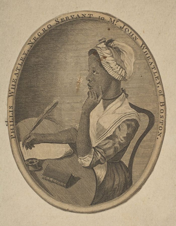 Phillis Wheatley is the the first African American to publish a book of poetry. (Photo courtesy of Metropolitan Museum of Art)