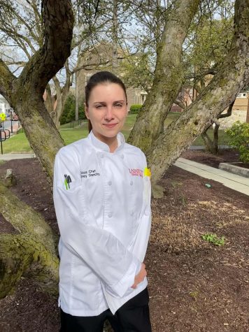 Dancho is leaving college to become sous chef at the Easton Wine Project. (Photo by Brenna Girard 25 for The Lafayette)