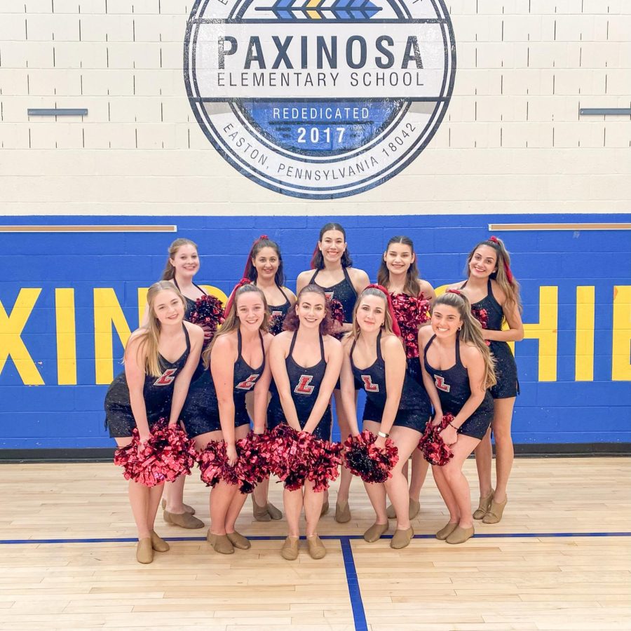 The dance team performed a newly choreographed routine for the students that attended Literacy Day at Paxinosa Elementary. (Photo courtesy of Stephanie Davidson 23)