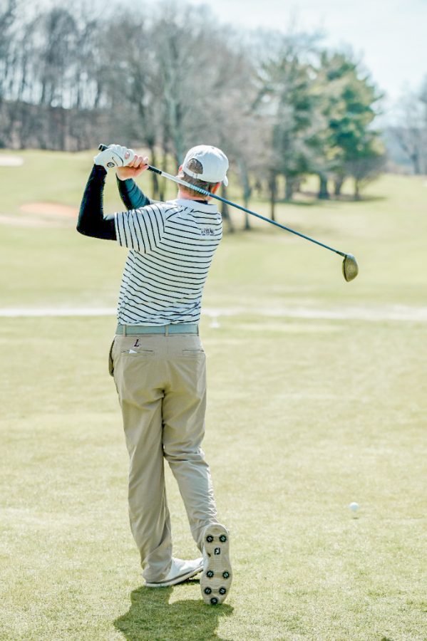 Lafayette golf ties Lehigh in their last preparation game before they host the Patriot League Championships. (Photo courtesy of Goleopards.com)