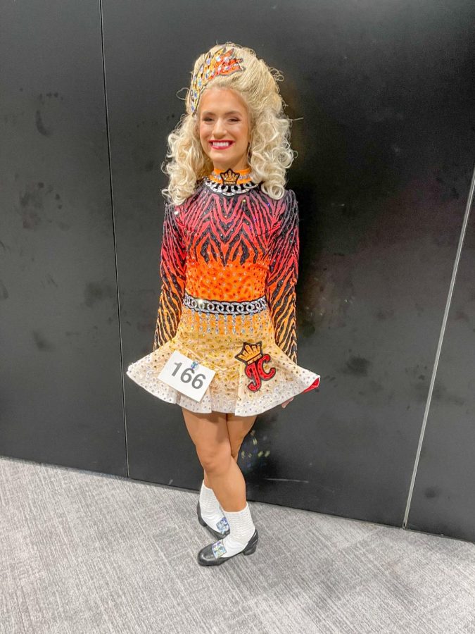 Jillian Collins 24 traveled to Belfast, Ireland last week to compete with over 5,000 performers at the World Championship. (Photo courtesy of Jillian Collins 24)