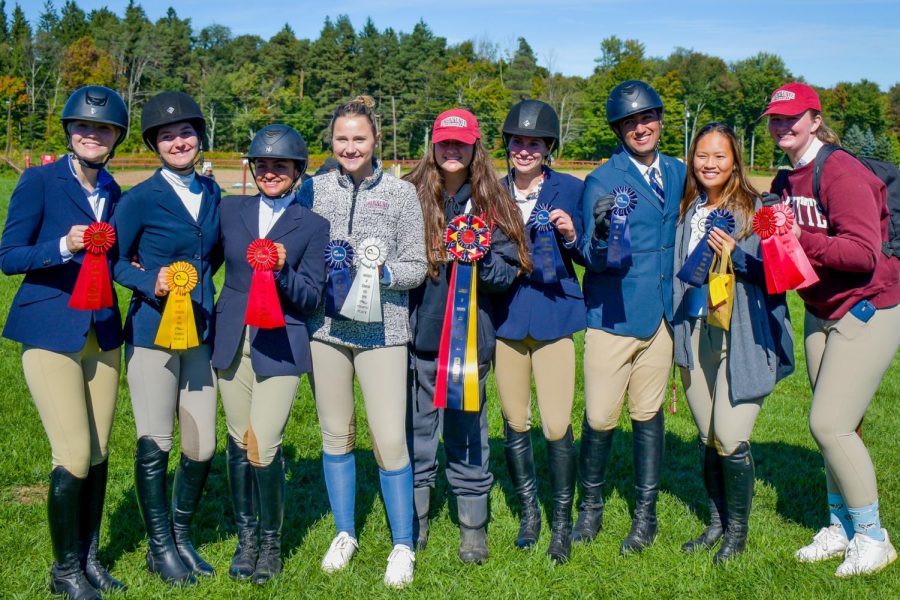 The Equestrian Team will have another show tomorrow at Moravian University. (Photo courtesy of Emma Sylvester 25)