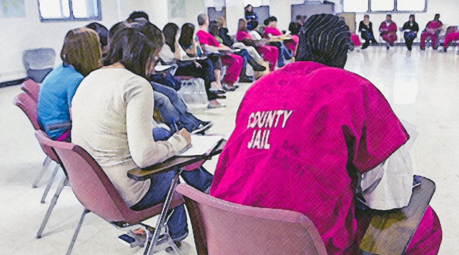 The Inside-Out program pairs campus-based college students with incarcerated ones. (Photo courtesy of Inside-Out Center) 
