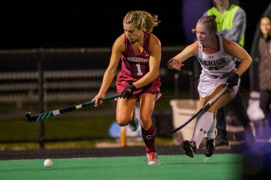 Fifth-year+Molly+McAndrew+takes+the+ball+up+the+field+during+one+of+her+last+games+as+a+Leopard.%0A%28Photo+courtesy+of+GoLeopards%29+