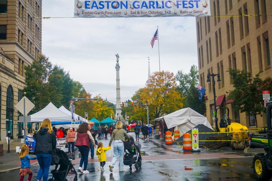 Garlic Fest takes place on the streets of downtown Easton.