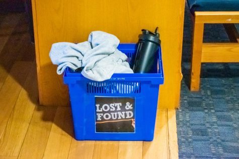 Kelsey Wong 25 is hoping to make the lost and found bins more visible.