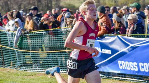 Senior Bobby Oehrlein led the way for the Leopards, finishing just short of the school record. (Photo courtesy of GoLeopards)
