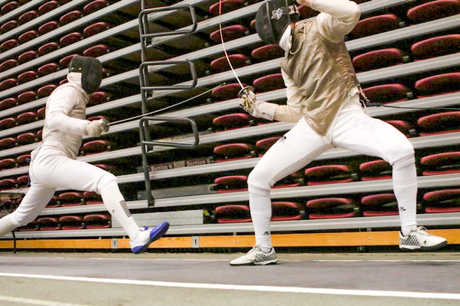 Lafayettes+mens+fencing+team+finished+3-4+at+Vassar.+%0A%28Photo+by+Rick+Smith+for+GoLeopards%29