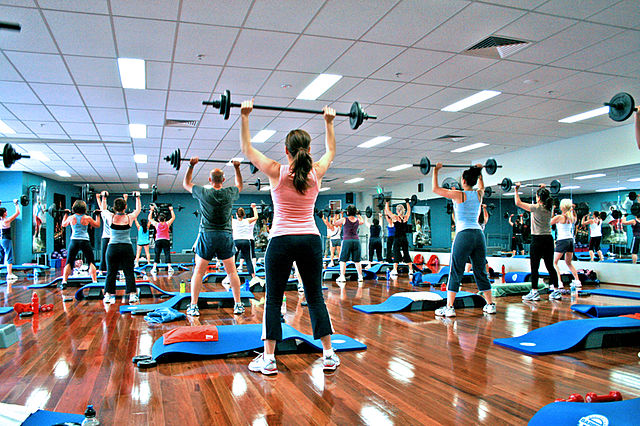 Group Fit classes at Lafayette offered through Rec Services experienced an almost 70 percent drop in expected attendance this semester. (Photo courtesy of Wikimedia Commons)