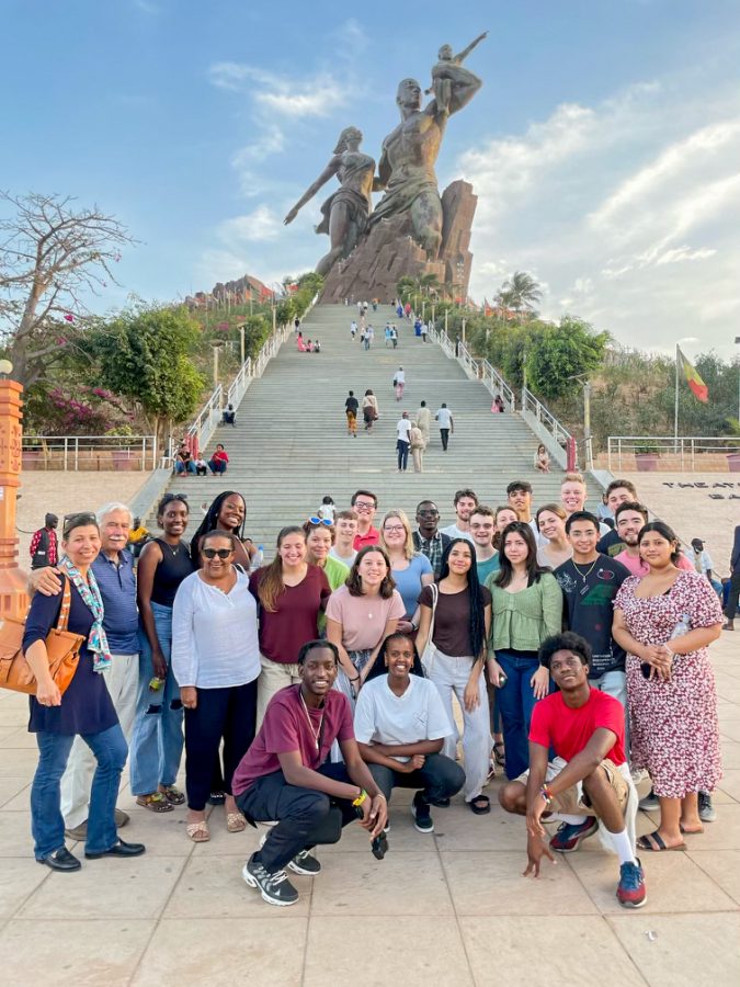 Students traveled to Senegal to partake in a class on African history and culture. (Photo courtesy of Olivia Sterantino 23)