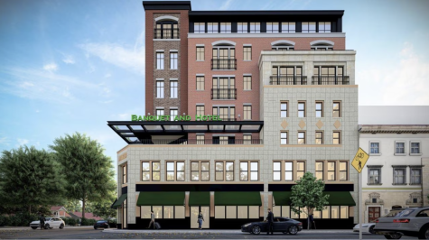 Among the construction projects is The Commodore, a mixed-use property at 100 Northampton Street. (Photo courtesy of lehighvalleylive.com)
