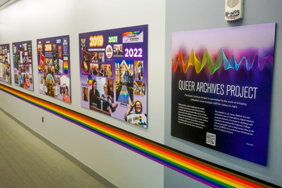 The Queer Archives Project will be on display in Skillman Library until June 4. 