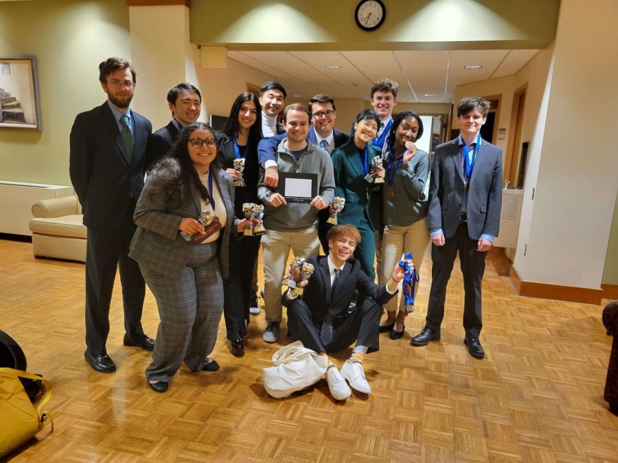 The speech and debate team took home eight first place trophies. (Photo courtesy of John Boyer)