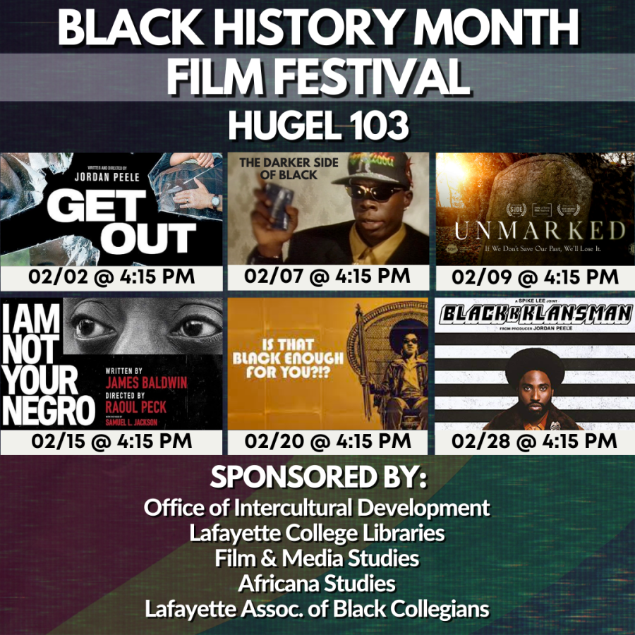 The Black History Month Film Festival includes the screening of six movies and documentaries throughout February. (Photo courtesy of the Lafayette College Libraries)