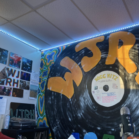 WJRH, the student-run radio station, allows students to have shows spanning a variety of genres. (Photo courtesy of Bernadette Russo 24)