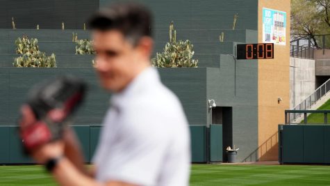 A pitch clock will be introduced to speed up the games pace. (Photo by Daniel Shirey for MLB Photos)