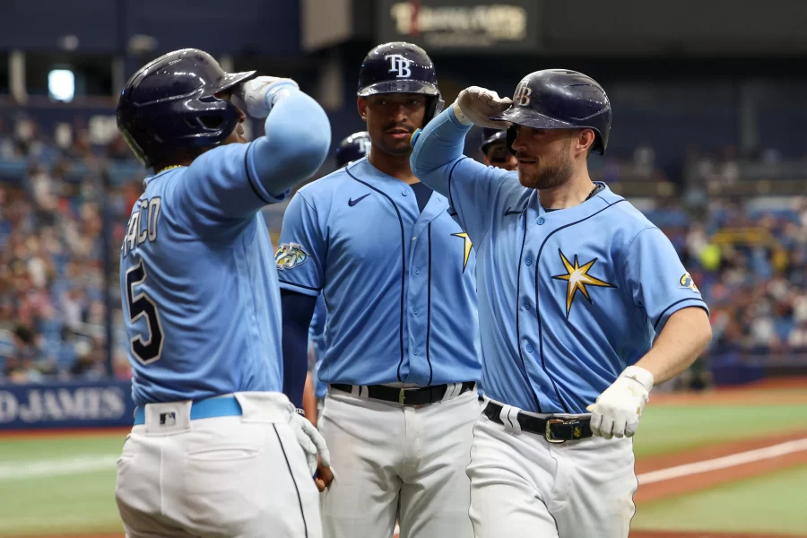The Tampa Bay Rays have been one of baseballs hottest teams. (Photo by Nathan Ray Seebeck for USA TODAY Sports)