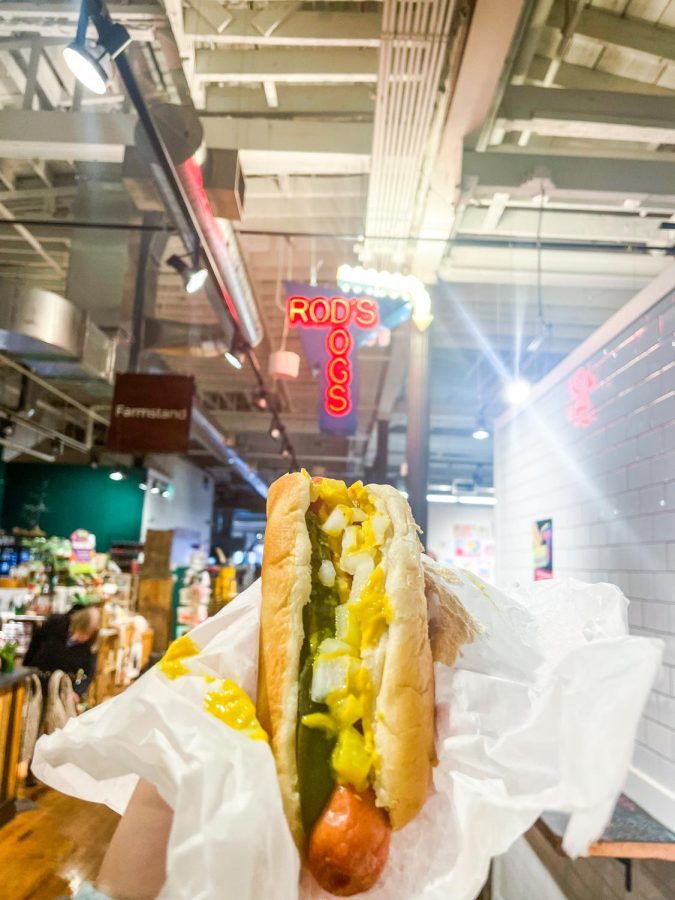 Rods Dogs offers the cheapest option in Easton Public Market. (Photo by Lily Dineen 24 for The Lafayette)