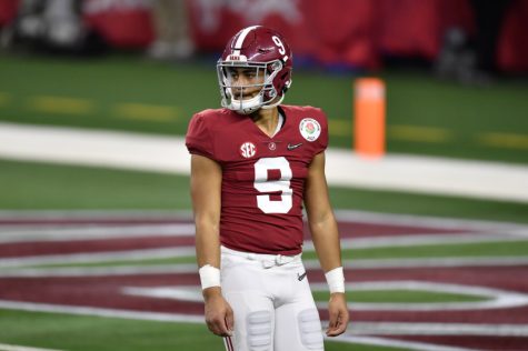 Alabama QB Bryce Young is the projected top pick in the draft. (Photo by Alika Jenner for Getty Images)