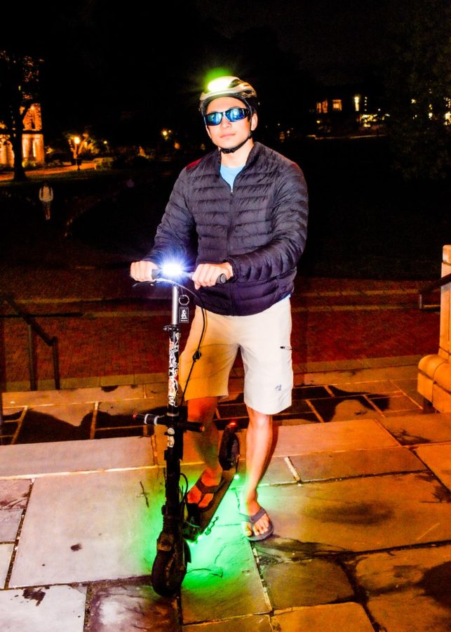 Taylen Mongiovi 25 purchased his first electric scooter in the sixth grade.