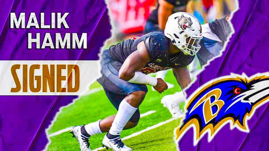 Malik Hamm will play for the Ravens in his hometown of Baltimore. 
(Photo courtesy of GoLeopards)