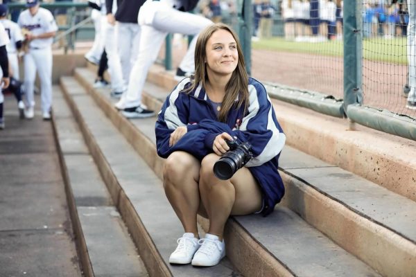 Hannah Ally also works as a photography intern for the New York Yankees. (Photo courtesy of Hannah Ally)