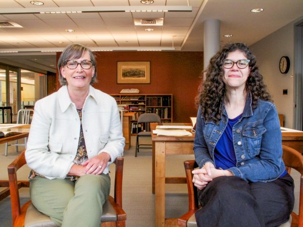 Ana Ramirez Luhrs and Elaine Stomber hope their co-directorship will expand the bandwidth of Special Collections.