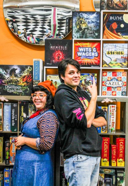 Barbara Vasconez and Mik Mattis are the team that runs all operations at Mystery Box Games. 