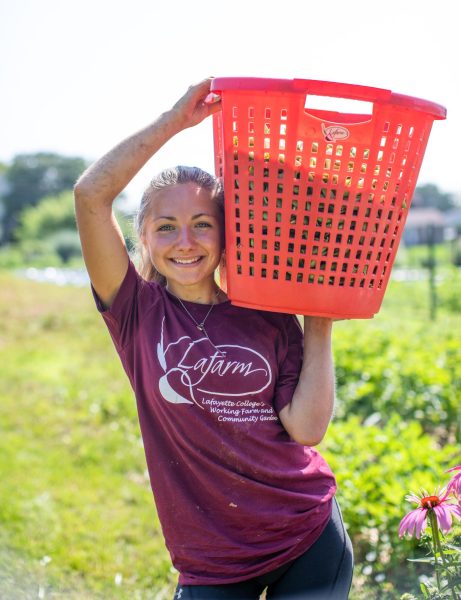 Olivia Simione ‘26 will be getting a certification from the Diversified Vegetable Pre-Apprenticeship program in February. (Photo courtesy of Olivia Simione ‘26)