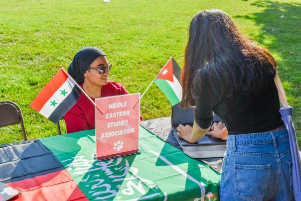 Ari Ismail ‘26 and Ariel Haber-Fawcett ‘25 created the Middle Eastern Studies Association to raise awareness of issues in the region. 