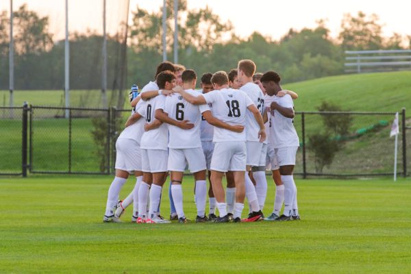 The mens soccer team now looks ahead to conference play with a 3-1-2 record. 
(Photo courtesy of GoLeopards)