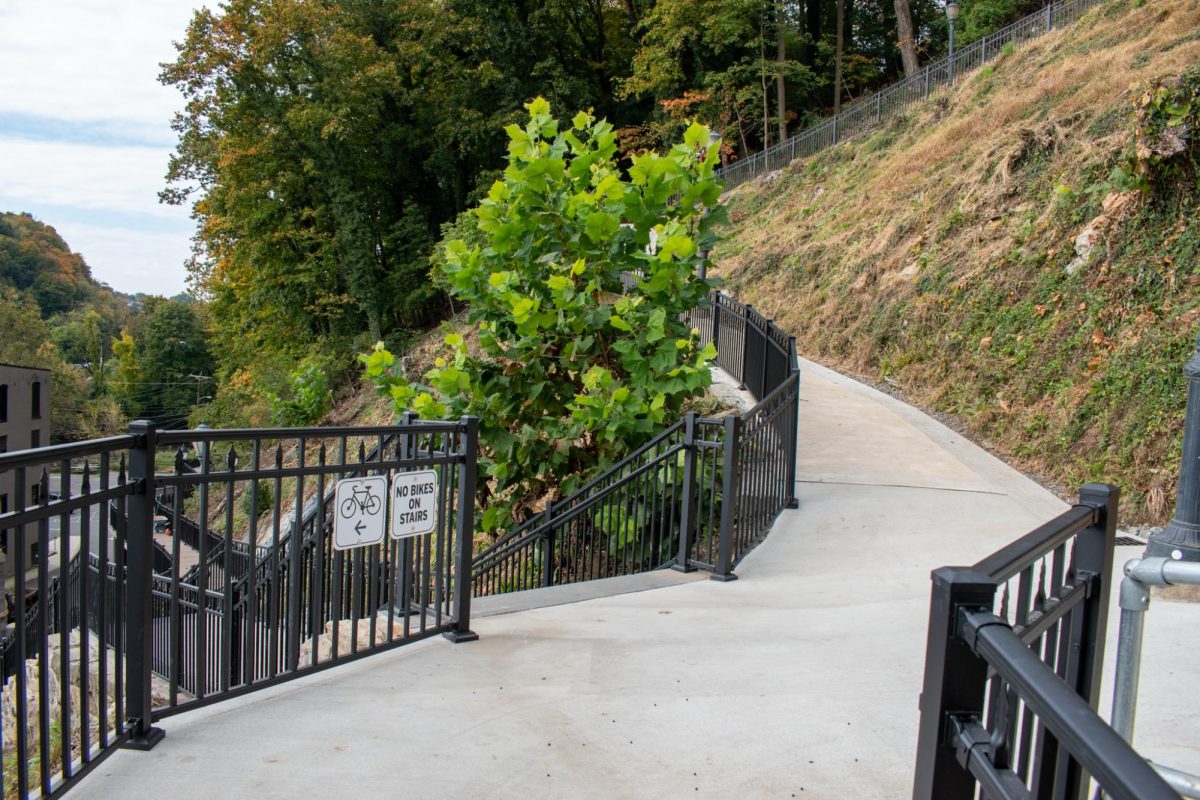Improvements to the rebuilt trail include new seating areas, revamped lighting along the pathway and reconstructed stair segments.