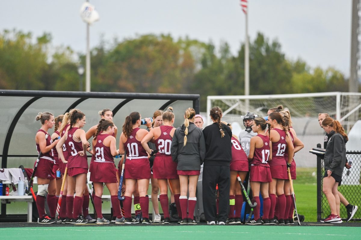 The+field+hockey+team+hopes+to+extend+its+winning+streak+tonight+against+Towson.+%28Photo+by+George+Varkanis+for+GoLeopards%29