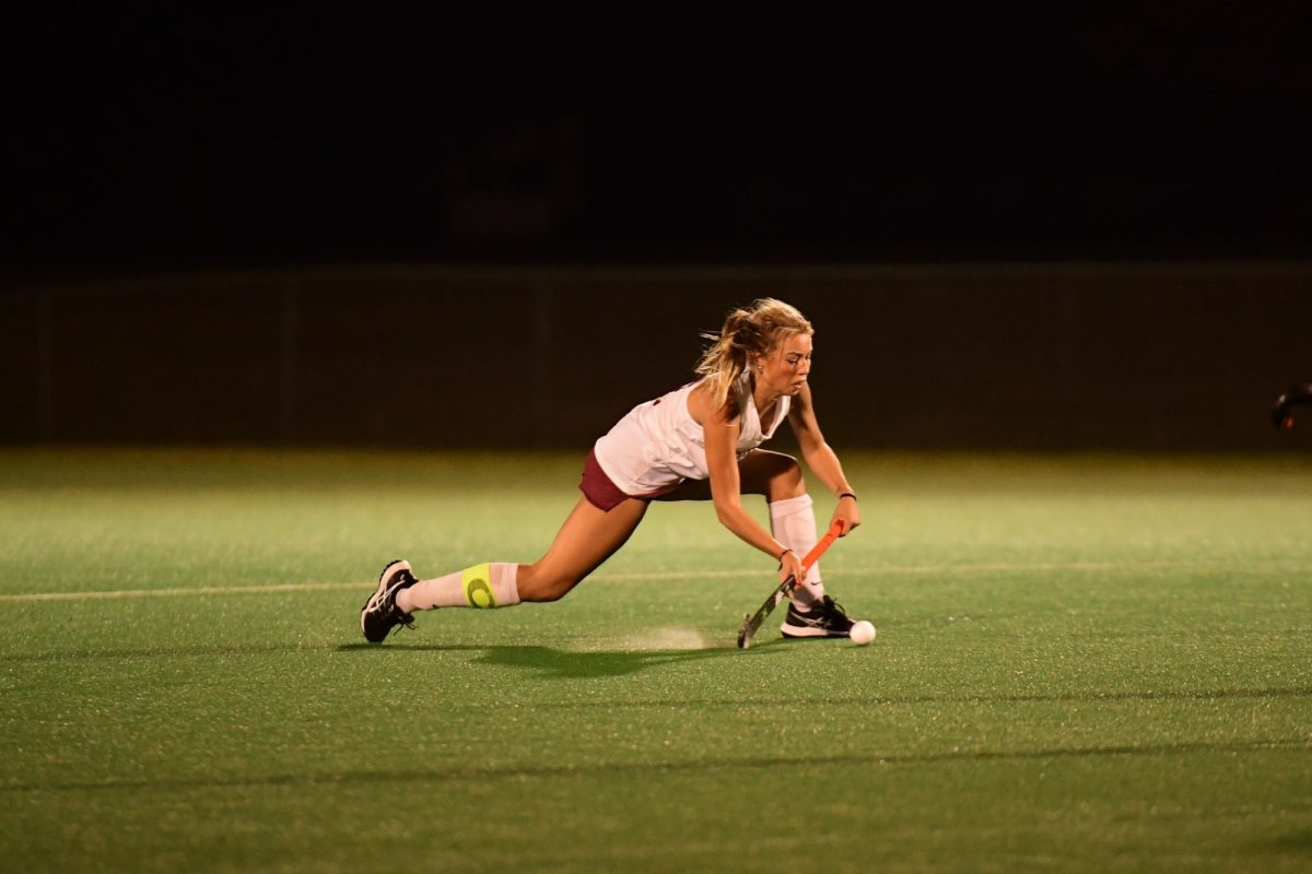 Junior midfielder Lineke Spaans earned First Team honors for her 29-point season. (Photo by Hannah Ally for GoLeopards)