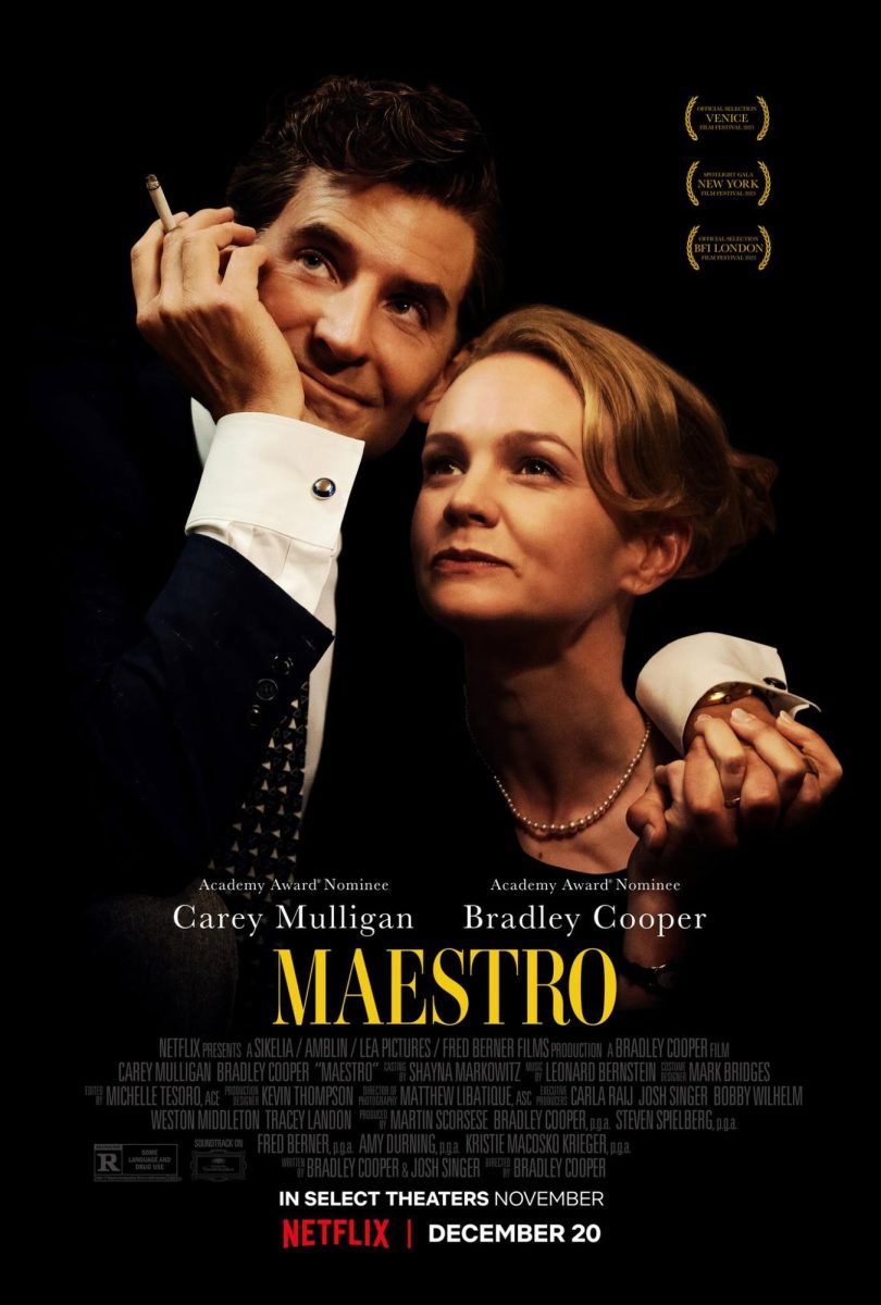 Maestro follows the life and career of legendary composer Leonard Bernstein. (Photo courtesy of IMDb)