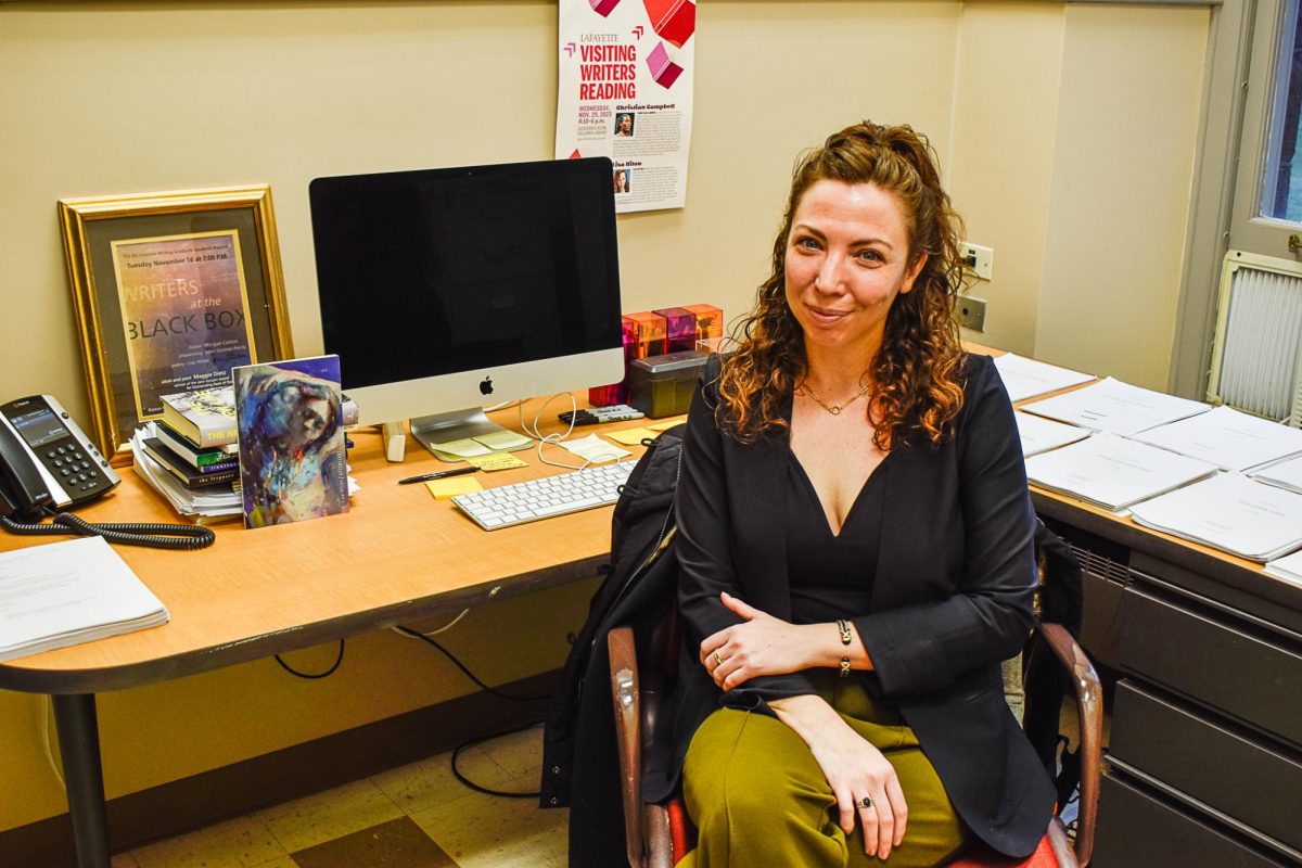 Visiting assistant professor Lisa Hiton feels drawn to teaching because of its similarities to writing.