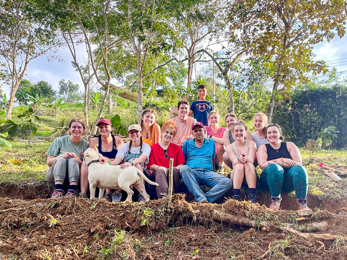 Students lived and learned with two farmers in Costa Rica. (Photo courtesy of Mia Day 24)