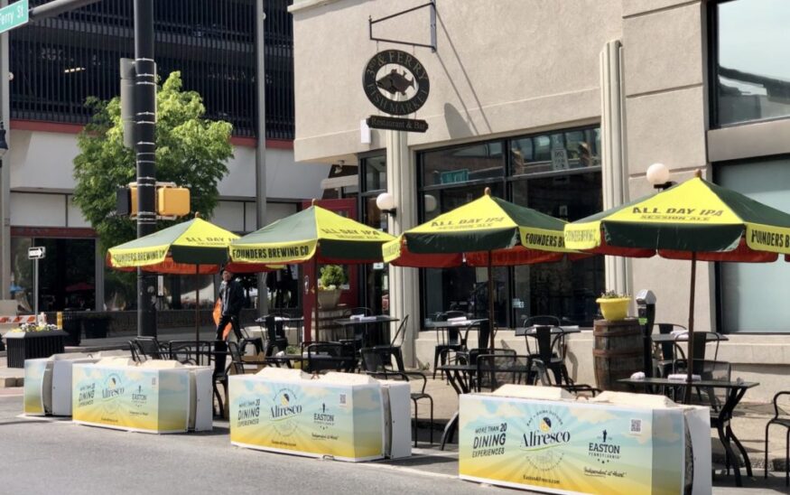 The deadline to apply for Easton Alfresco is March 31. (Photo courtesy of Lehigh Valley Business) 