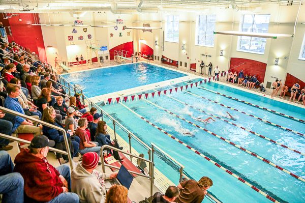The swim and dive team broke five school records last weekend. (Photo by Hannah Ally for GoLeopards)